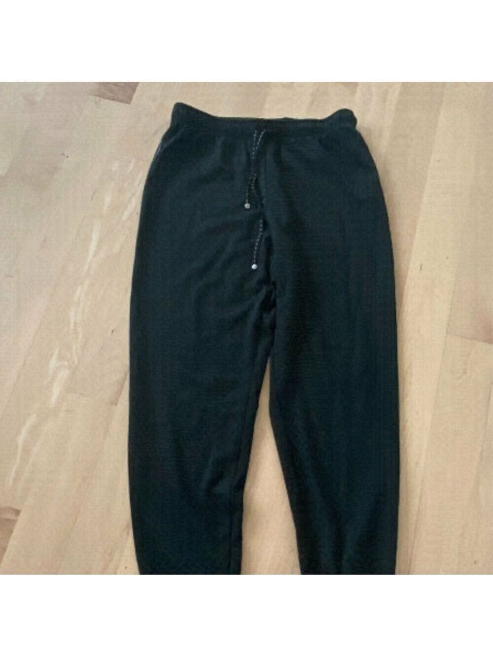 MAX Studio BNWOT Womens Joggers Sz XSmall New Drawstring Black Pants Trim